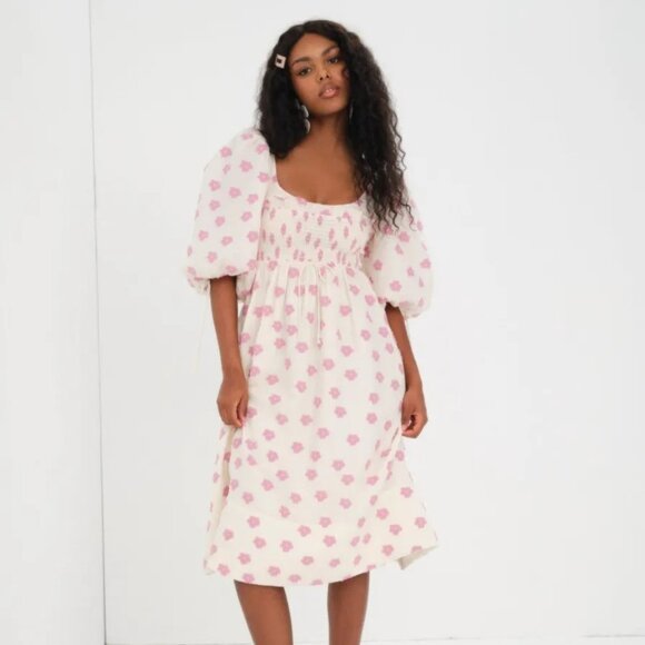 For Love And Lemons Blakely Midi Dress Size XS NWT - Picture 1 of 4